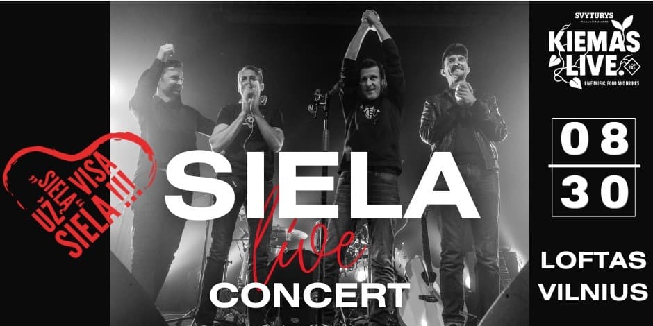 SIELA LIVE: Vasaros pabaigos koncertas | Loftas 08.30