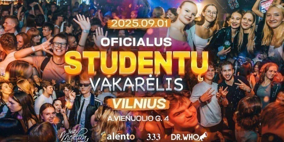 OFICIALUS STUDENTŲ VAKARĖLIS 2025