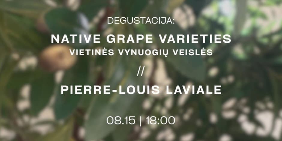 NATIVE GRAPE VARIETIES / VIETINĖS VYNUOGIU VEISLĖS