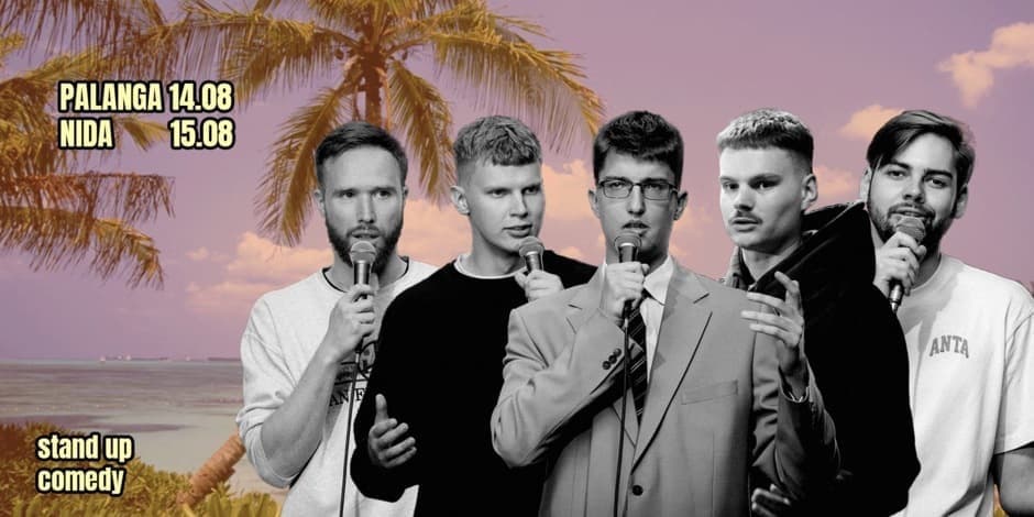 OLEG SURAJEV PRISTATO: 5 PERSPEKTYVIAUSI KOMIKAI (NIDA)