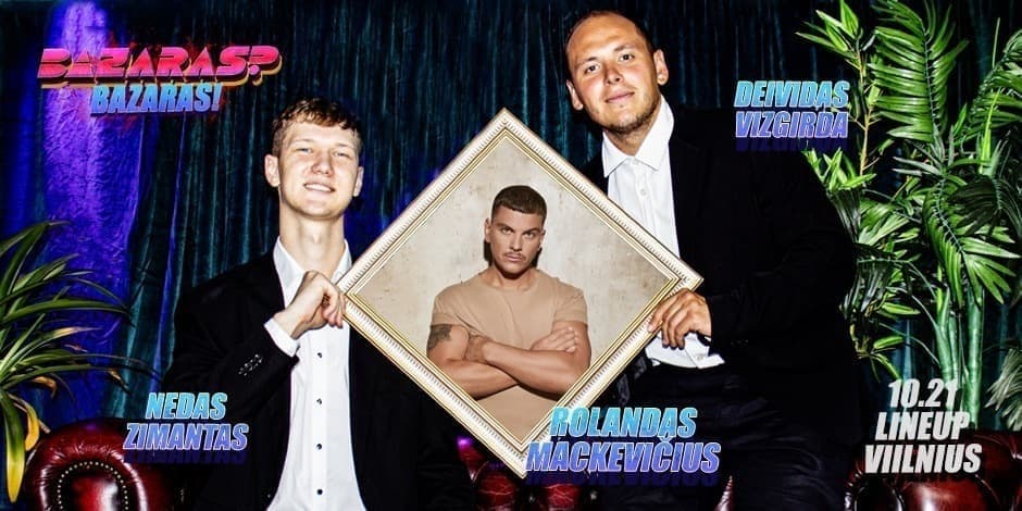 Live tinklalaidė “Bazaras? Bazaras” su Rolandu Mackevičium