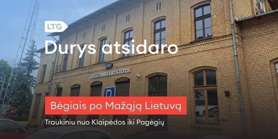 Bėgiais po Mažąją Lietuvą. Ekskursija traukiniu nuo Klaipėdos iki Pagėgių