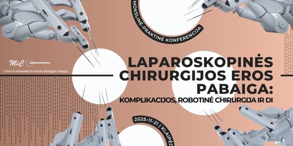 Laparoskopinės chirurgijos eros pabaiga: komplikacijos, robotinė chirurgija ir DI