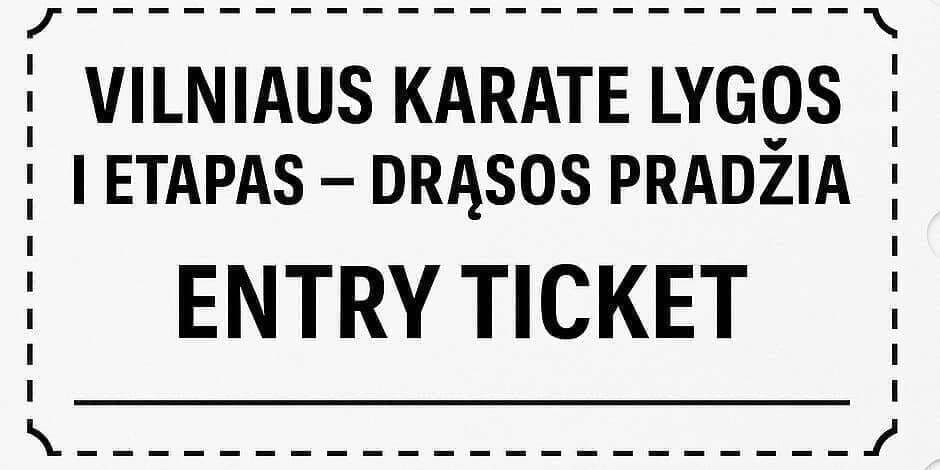 Vilniaus karate lyga Drąsos Pradžia 2025