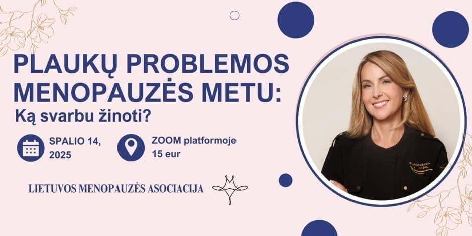 Plaukų sveikata menopauzės metu: ką svarbu žinoti