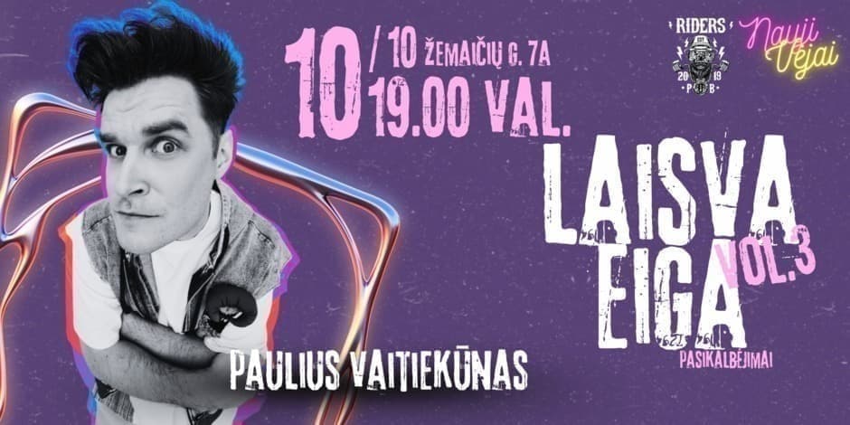 Laisva eiga su Paulium Vaitiekūnu