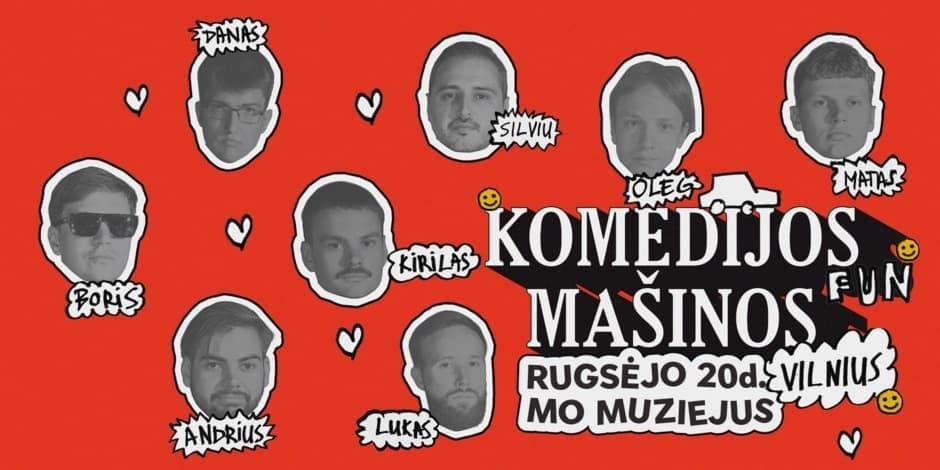 STAND UP SHOWCASE: KOMEDIJOS MAŠINOS (VILNIUS) 09.20