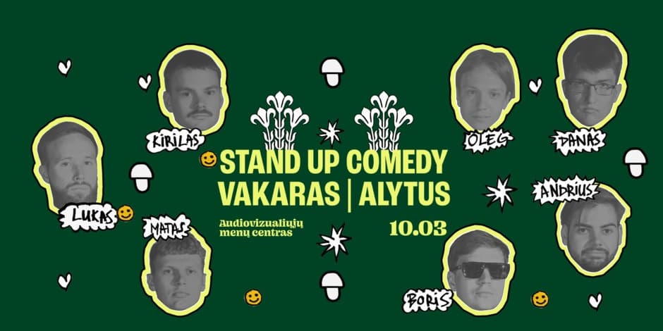 STAND UP COMEDY VAKARAS | ALYTUS (10.03)