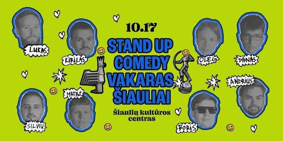 STAND UP COMEDY SHOW  (ŠIAULIAI) 10.17