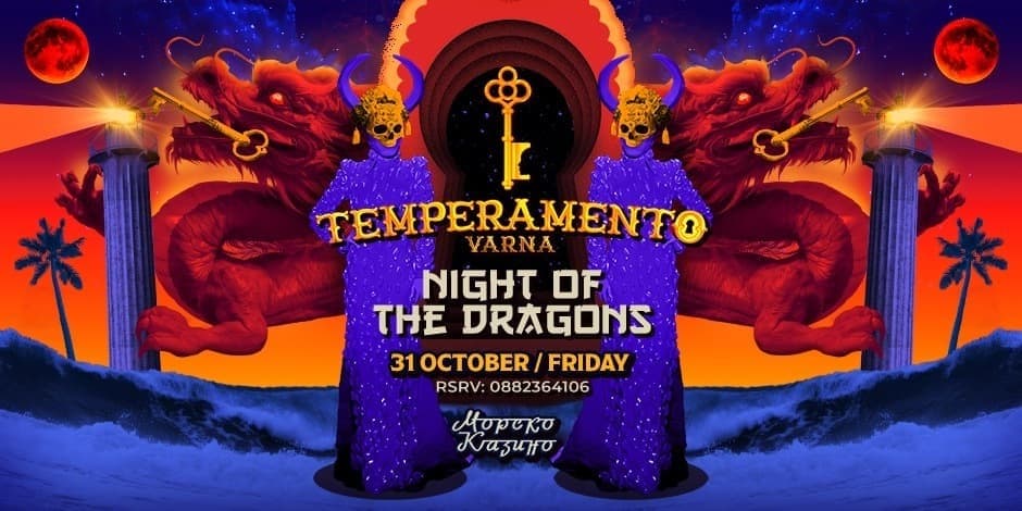 Temperamento Halloween Varna - Night of the Dragons