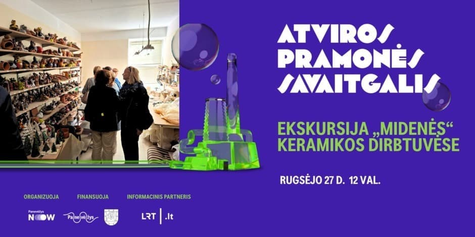 09 27 12 val. Ekskursija „MIDENĖS“ keramikos dirbtuvėse | ATVIROS PRAMONĖS SAVAITGALIS 2025