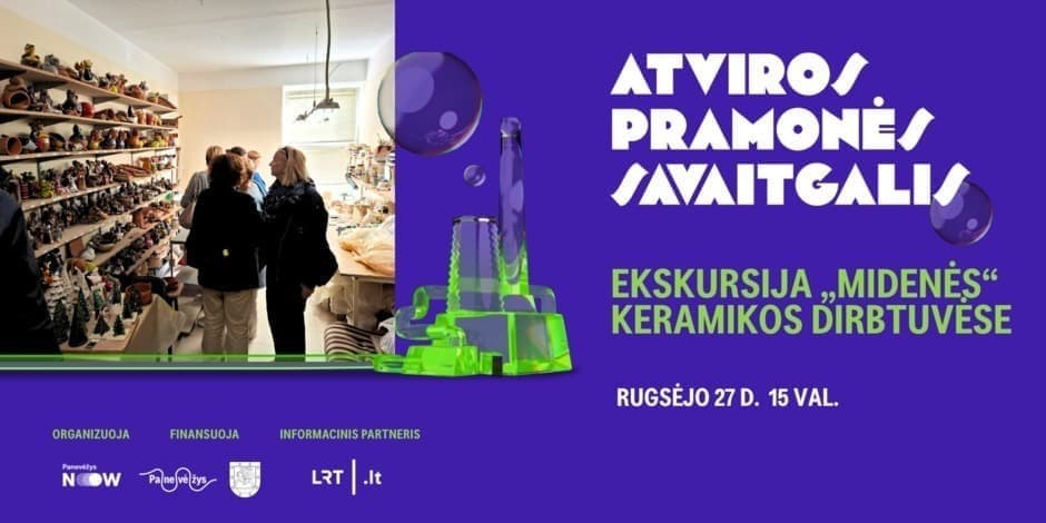 09 27 15 val. Ekskursija „MIDENĖS“ keramikos dirbtuvėse | ATVIROS PRAMONĖS SAVAITGALIS 2025