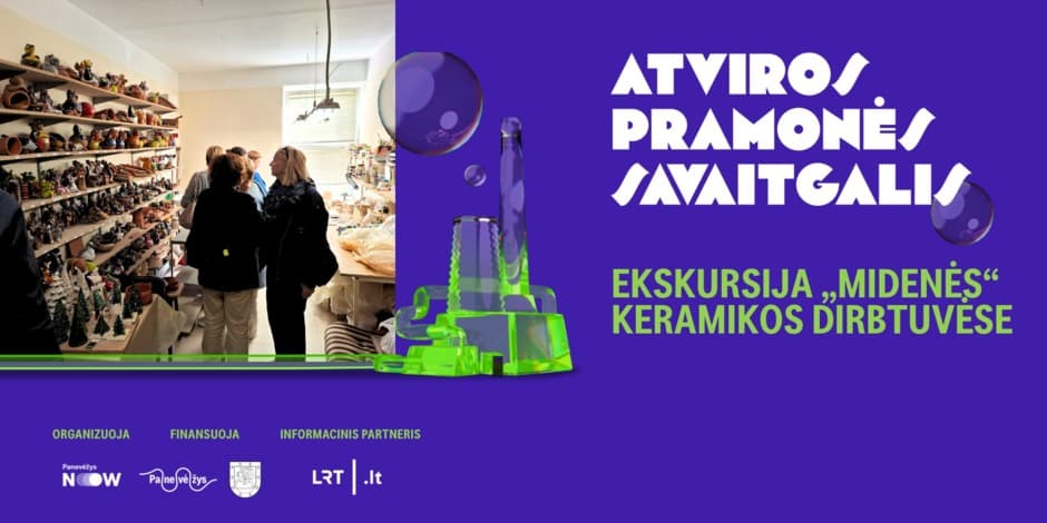 Ekskursija „MIDENĖS“ keramikos dirbtuvėse | ATVIROS PRAMONĖS SAVAITGALIS 2025