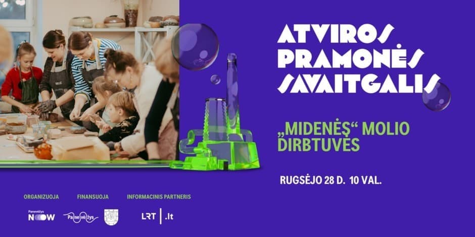 09 28 10 val. „MIDENĖS“ molio dirbtuvės | ATVIROS PRAMONĖS SAVAITGALIS 2025
