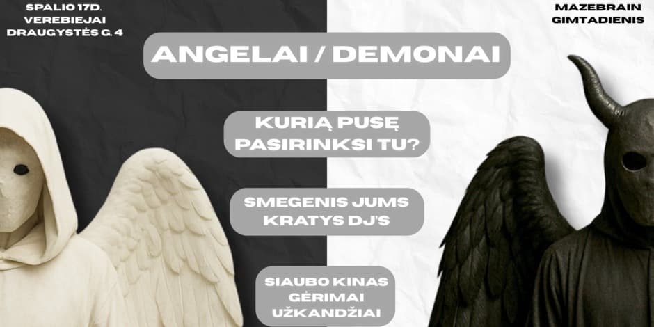 ANGELAI/DEMONAI mazebrain 9 gimtadienis