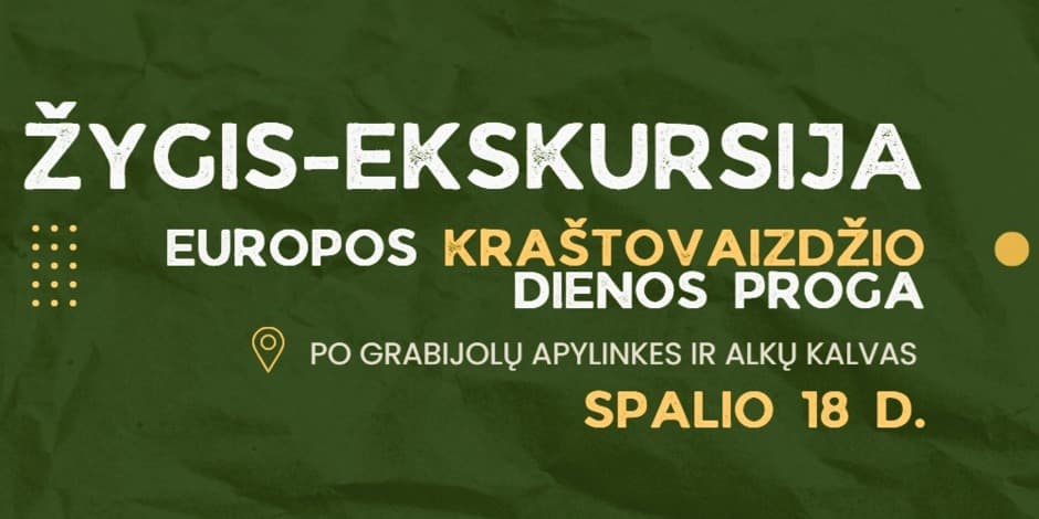 Žygis-ekskursija Grabijolų pažintiniu taku Neries regioniniame parke