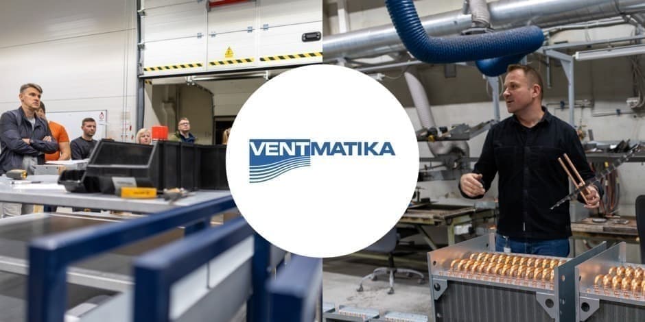 Ekskursija įmonėje „Ventmatika“