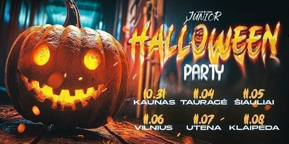 MOKSLEIVIŲ HALLOWEEN PARTY! Šiauliai