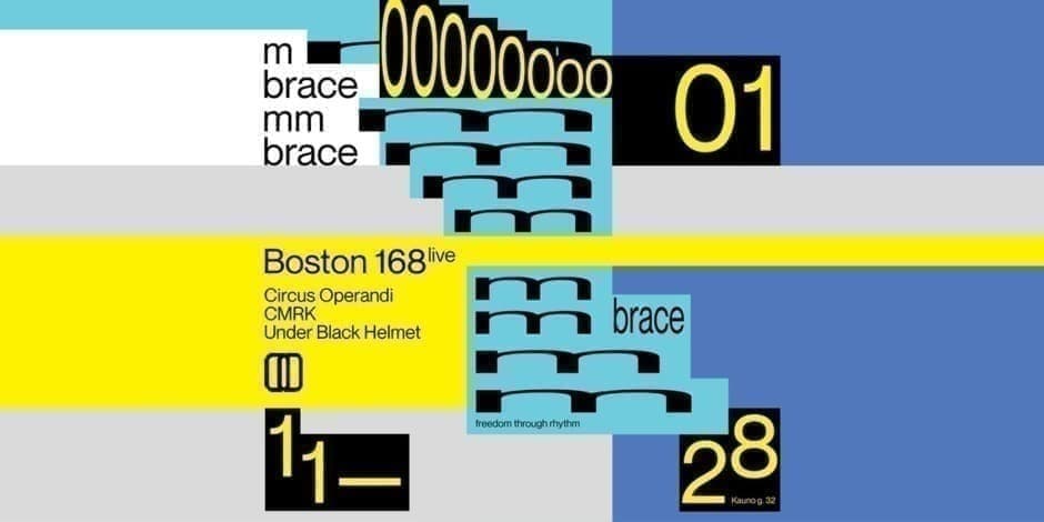 mbrace 001 ::  Boston 168 Live, Circus Operandi, CMRK, Under Black Helmet // 11,28