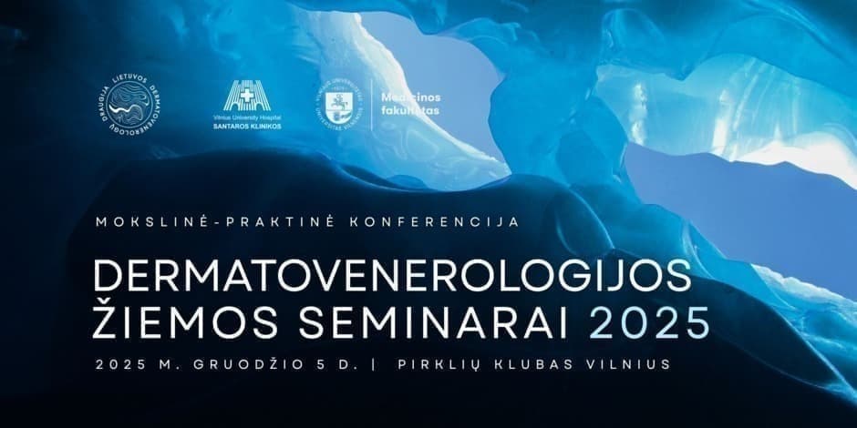 Dermatovenerologijos žiemos seminarai 2025