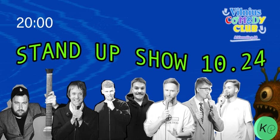 VILNIUS COMEDY CLUB: SHOWCASE (20:00) 10.24