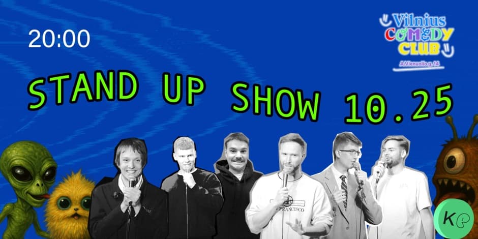 VILNIUS COMEDY CLUB: SHOWCASE (20:00) 10.25