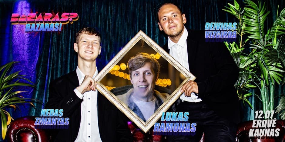Live tinklalaidė “Bazaras? Bazaras” su Luku Ramonu