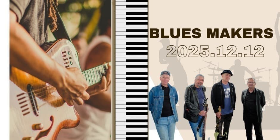 „BluesMakers“ gyvo garso koncertas „Bibliotekoje“ – kai muzika įkaista net žiemą