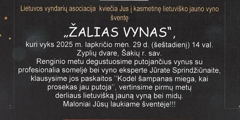 Žalio vyno šventė