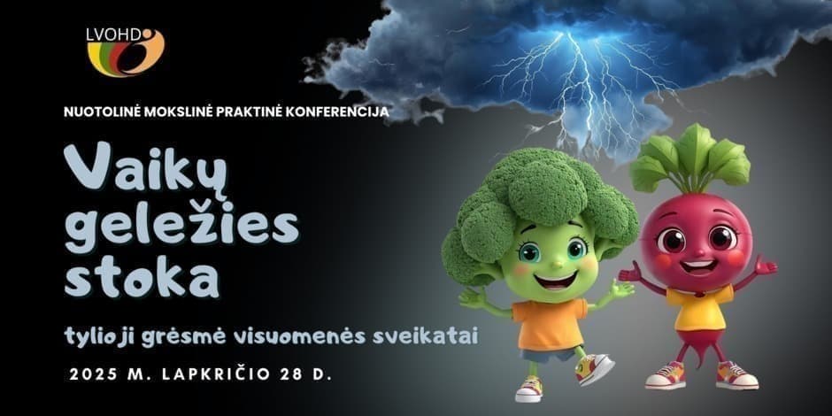 Vaikų geležies stoka – tylioji grėsmė visuomenės sveikatai