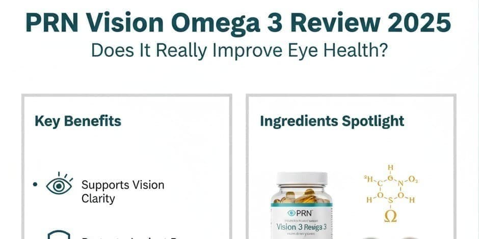 PRN Vision Omega 3 Review 2025 – Does It Really Improve Eye Health?