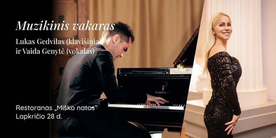 Gyvos muzikos vakaras Miško Natose | Lapkričio 28 d.