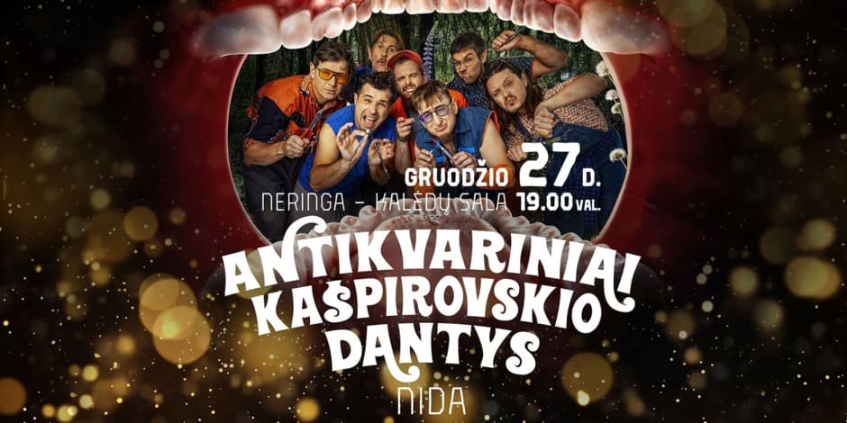 Grupės „Antikvariniai Kašpirovskio dantys“ koncertas