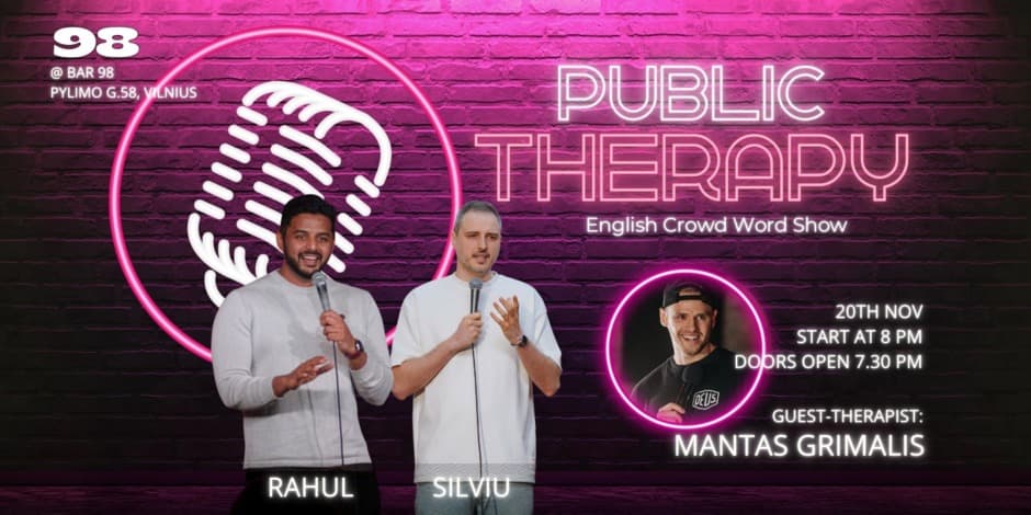 PUBLIC THERAPY – A Crowd Work Comedy Show!