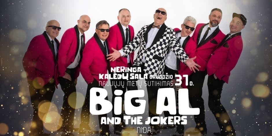 Šventinė vakarienė ir rokenrolo fiesta „Agiloje“ su grupe „Big Al & The Jokers“ (Latvija)