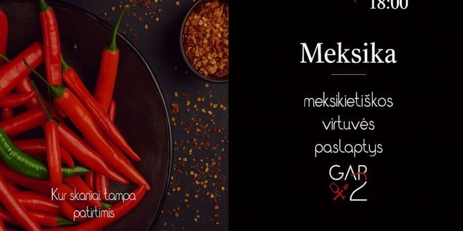 Meksikos maisto gaminimo kursas