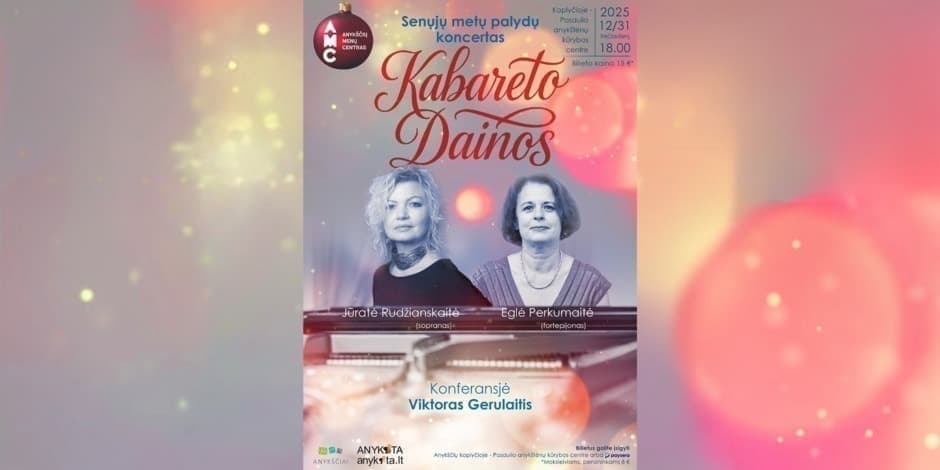 Naujųjų metų sutiktuvių koncertas „Kabareto dainos“