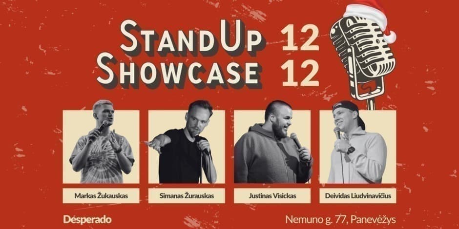 Kalėdinis Stand Up Showcase | Panevėžys