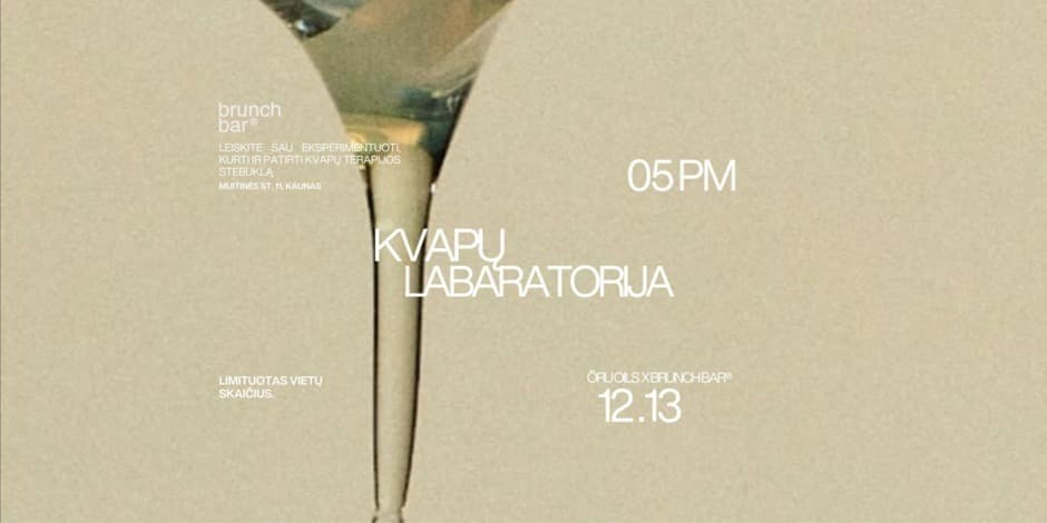 "Kvapų labaratorija" ÕRU Oils x BRUNCH BAR®
