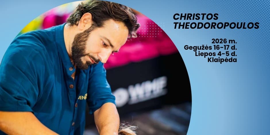 Pasaulinio lygio masažo terapeutas Christos Theodoropoulos  atvyksta į Lietuvą!