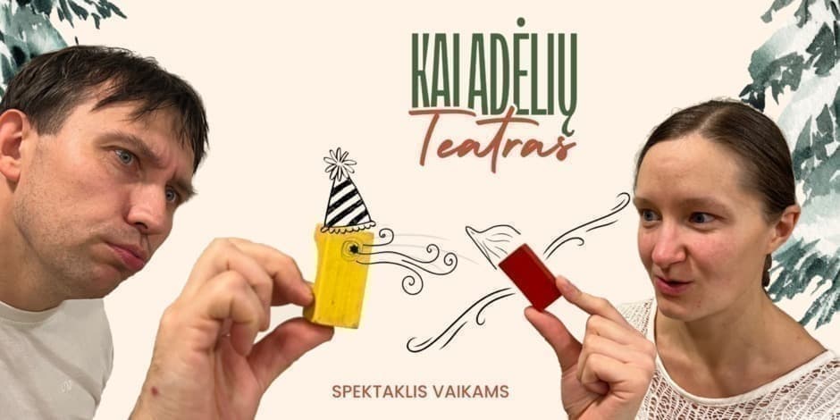 Kaladėlių teatro šventinis improvizacijos spektaklis vaikams