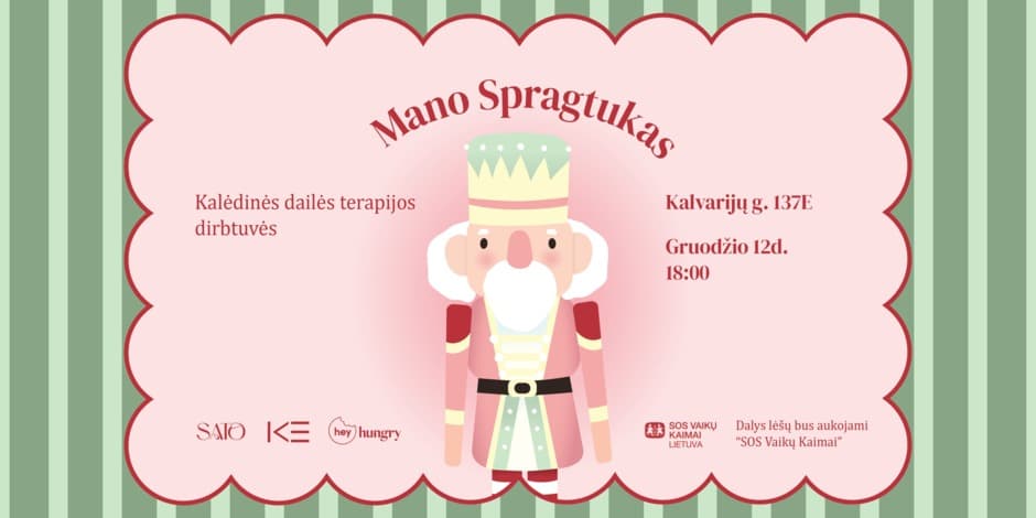 Kalėdinės dailės terapijos dirbtuvės