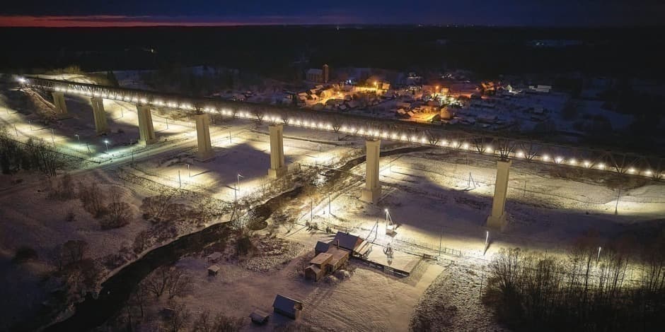 Ekskursijos Lyduvėnų geležinkelio tiltu (2025/2026 žiema)/Excursions on the Lyduvėnai railway bridge (2025/2026 Winter)