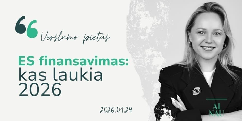 ES finansavimas verslui: kas laukia 2026
