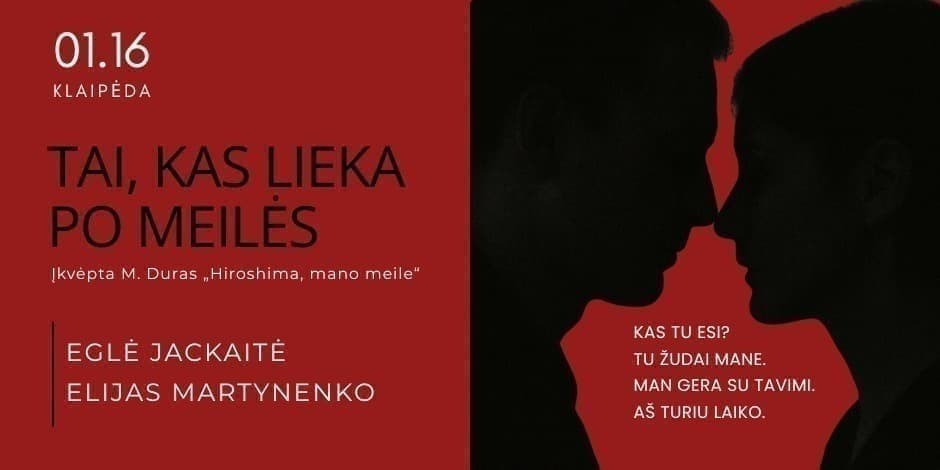 Jausmų vakaras „Tai, kas lieka po meilės"