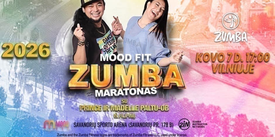 Mood fit Zumba maratonas su Prince ir Madelle Paltu - Ob iš Filipinų