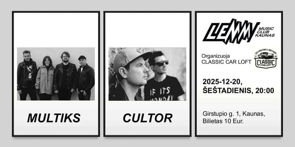 CULTOR X MULTIKS electropop dozė