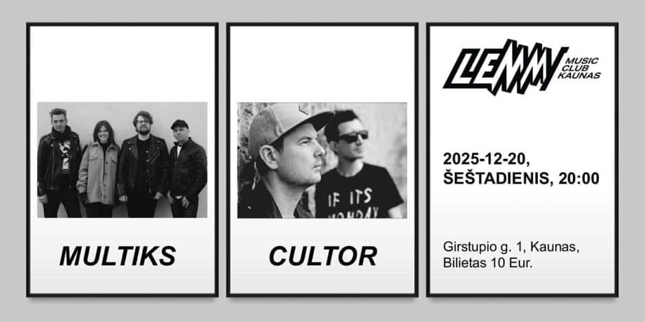 CULTOR X MULTIKS electropop dozė