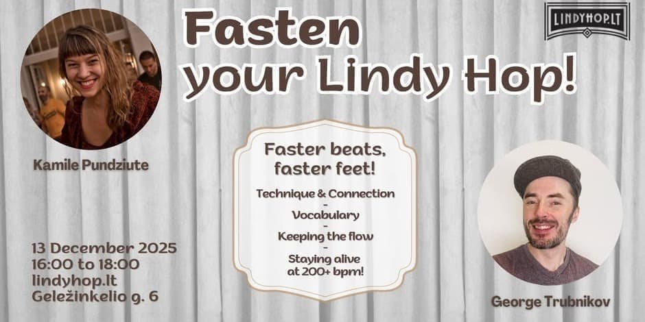 Fasten your Lindy Hop!
