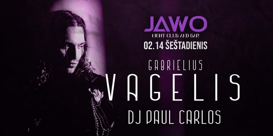 VASARIO 14d. JAWO NAKTINIS KLUBAS VAGELIS